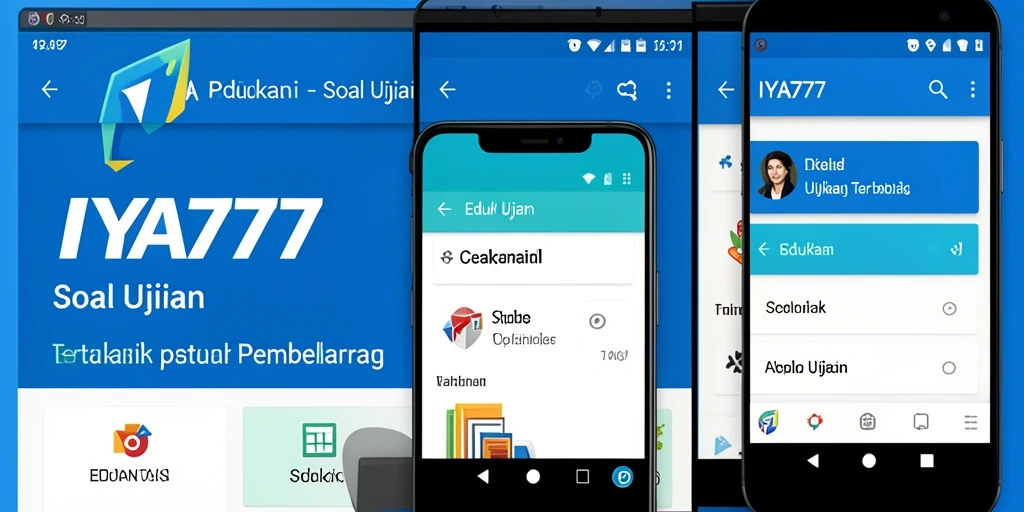 Screenshot IYA777 menunjukkan antarmuka penggunaan Soal Ujian yang interaktif.