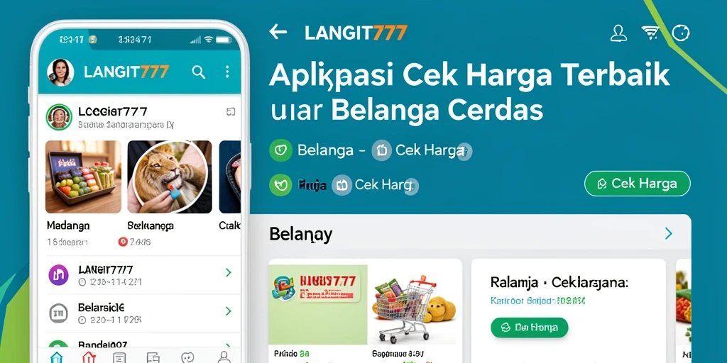 Tampilan antarmuka LANGIT777 yang memudahkan pencarian harga.